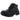 Women's Skechers Work Burgin Coralrow Black Leather Boot Size 9.5 BM