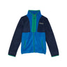 Columbia Youth Back Bowl Full Zip Fleece, Collegiate Navy/Bright Indigo, Large Columbia