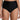Madewell Women's Second Wave Retro High-Waisted Bikini Bottoms, True Black, L Madewell