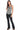 Hard Tail Rolldown Bootleg Flare Pants in Cotton Spandex Black size S Hard Tail