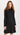 Vince Women's Long Sleeve Short Dress, Black, Size L Vince