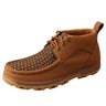 Twisted X Men's Chukka Driving Moc, Moc Toe CellStretch, Clay & Cocoa, 13 M Twisted X