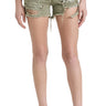 Free People Women's Maggie Mid Rise Shorts, Army, Green, 27 Free People