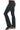 Hard Tail Rolldown Bootleg Flare Pants in Cotton Spandex Black size S Hard Tail