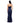 XSCAPE Women's Satin Fun Side Ruffle Makes for A Flattering Dress, Navy 8 Xscape