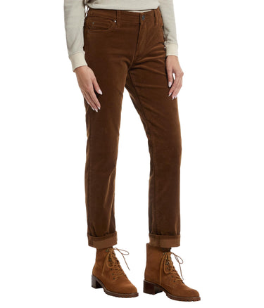 KUT from the Kloth Womens Catherine Corduroy Boyfriend Whiskey 10x 32.5 KUT from the Kloth