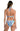 La Blanca Women's Over Shoulder Bikini Swimsuit Top, Multi Crystal Cove Size 12 La Blanca