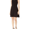 Kensie Women's Stetch Cepe Dress, Black, S kensie