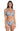 La Blanca Women's Over Shoulder Bikini Swimsuit Top, Multi Crystal Cove Size 12 La Blanca