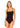 Anne Cole Women's Shirred Classic Lingerie One Piece Swimsuit, Black, 12 Anne Cole