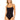 Anne Cole Women's Shirred Classic Lingerie One Piece Swimsuit, Black, 6 Anne Cole