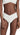 L*Space Eco Chic Econyl Bardot Bikini Bottom for Women, Cream, S L*Space
