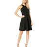 Sam Edelman Women's Sleeveless Criss Cross Neck Aline Dress, Black, 8 Sam Edelman