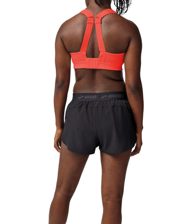 Brooks Breakaway 2.5" Shorts for Women - Recycled Polyester-Blend Black S