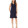 Karen Kane Women's Sleeveless Zip-Up Travel Dress Navy Size M Karen Kane
