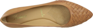 Trotters, Womens, Estee Woven, Tan Woven Leather, Size 6.5, W