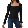 Free People A Little Unruly Top Black MD (Women's 8-10) Free People