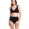 LAUREN Ralph Lauren Solid High-Waisted Bikini Bottoms –Full Coverage Black 12 Lauren Ralph Lauren