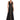 BCBGMAXAZRIA Women's Lace Inset Flared Gown Dress, Black, 8 BCBGMAXAZRIA