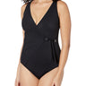 Gottex Vogue V-Neck Surplice One Piece Black Gottex