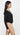 Free People Women's Turnt Thong Bodysuit, Black, L Free People