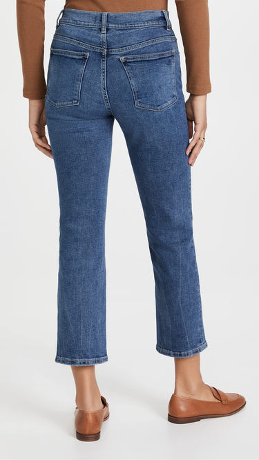 DL1961 Women's Patti Straight High Rise Ankle Jeans, Maritime (Vintage), Blue 32