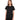 Madewell Women's Whisper Cotton Rib Crewneck Tee, Black, S Madewell