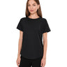 Madewell Women's Whisper Cotton Rib Crewneck Tee, Black, S Madewell