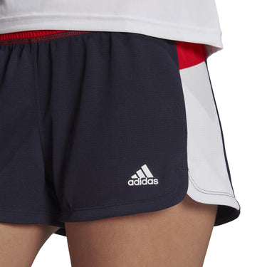 adidas Women's Marathon 20 Shorts, Black/Acid Yellow, XX-Small