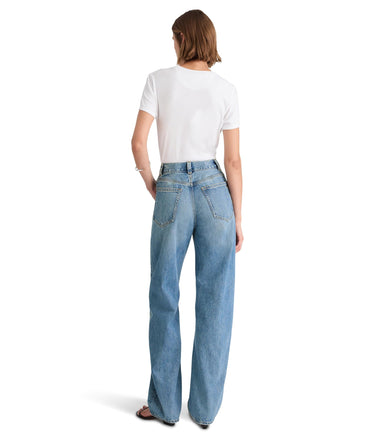 Madewell Women's Balloon Jean in Dobbins Wash, Dobbins Wash, 32