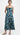 JOA Women's Sleeveless Cowl Neck Wide Leg Casual Jumpsuit, Navy Tropical, L J.O.A.