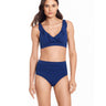 LAUREN Ralph Lauren Beach Club Solid High-Waisted Bikini Bottoms – Size 6 Lauren Ralph Lauren