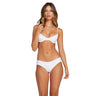 Volcom Women's Simply Seamless Cheeky Bikini Bottom, White, Small Volcom