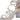 Jessica Simpson womens Stassey Heel Sandal Pump, Silver, 7.5 US Jessica Simpson