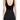 BCBGMAXAZRIA Women's Faux Leather Bodysuit With Mesh Panels, Black, X-Small BCBGMAXAZRIA