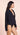 Free People Women's Elsa Bodysuit, Black, Large Free People
