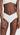 L*Space Eco Chic Econyl Bardot Bikini Bottom for Women, Cream, S L*Space