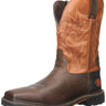 Justin Original Work Men's Rustic Barnwood Hybred-M Workboot, Orange, 13 D US Justin Original Work