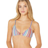 NWOT Charlie Holiday Mariana Top Multi Stripe XS Charlie Holiday