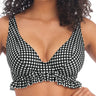 Freya Swim Women's Check In Underwire Underwire Ruffle Bikini Top SIZE 34D Freya