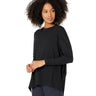 Hard Tail Long Sleeve Slouchy woman Tee Black size XS Hard Tail