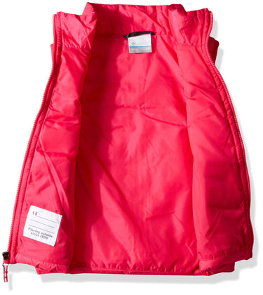 Columbia Big Girl's Powder Lite™ Puffer Vest Outerwear, cactus pink, XL