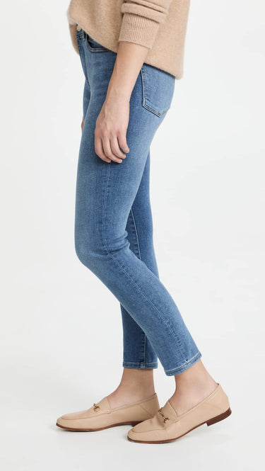 DL1961 Women's Farrow Instaculpt High Rise Cropped Skinny Jean, Blue Bell, 24