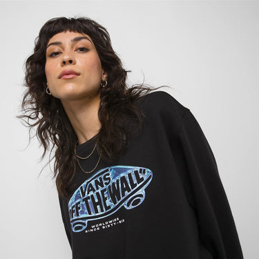Vans Men's Classic Crew Sweater, (After Dark) Black, Size Large Vans