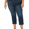 Vintage America Blues Women's Fab Body Sculpt Crop Skinny Jean, White Alyssum,16 Vintage America Blues