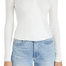 Vince Long Sleeve Wrap Top Off-White Size L Vince