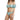 BCBGeneration Women's Bandeau Swimsuit Top Off The Shoulder Sleeves, Mint, S BCBGeneration