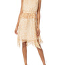 Sam Edelman Women's Sleeveless Patterned Halter Dress -Yellow Multi, 6 Sam Edelman