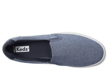 Keds Women's Pursuit Slip ON Sneaker, Navy Flecked Chambray, Size 6.5