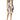 Sam Edelman Women's Sleeveless Floral Stripe Scuba Dress, Ivory Multi, 4 Sam Edelman